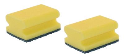 Luva Schuurspons met greep geel / groen ca. 9