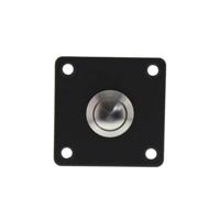 Intersteel Deurbel vierkant - RVS/mat zwart - thumbnail