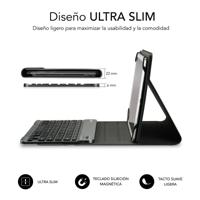 SUBBLIM FUNDA Con Teclado KeyTAB Pro Bluetooth Black Para Tablet DE 10,1 inch/25,65 cm batterij 420 mAh - compatibel met Windows/Android/iOS - thumbnail