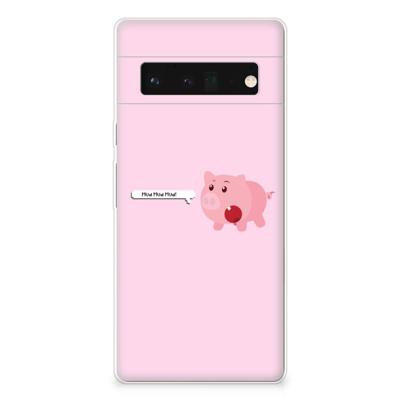 Google Pixel 6 Pro Telefoonhoesje met Naam Pig Mud Google Pixel 6 Pro Telefoonhoesje met Naam Pig Mud