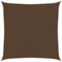 Zonnezeil 160 g/m 3x3 m HDPE bruin - thumbnail