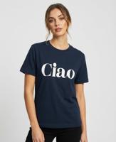 Elvira Casuals T-shirt Ciao E1 26-001 T-shirt Korte Mouw 547 Navy - Off White - thumbnail