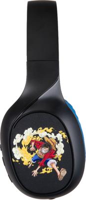 Konix One Piece Bluetooth 5.3 draadloze hoofdtelefoon voor smartphones en tablets, 30 uur batterijduur, 3,5 mm jack-kabel, Luffy-patroon Konix One Piece Bluetooth 5.3 draadloze hoofdtelefoon voor smartphones en tablets, 30 uur batterijduur, 3,5 mm jack-kabel, Luffy-patroon