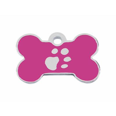 Naamplaatje Imarc Bone Roze Zilverkleurig