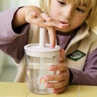 Mepal kinderglas mio 250 ml met rietje fairy garden - thumbnail