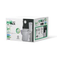 Duoblok Toilet BWS Amora Randloos Met Zitting Softclose Glans wit (PK / Vloeruitlaat) - thumbnail