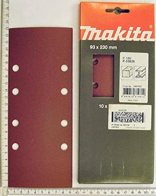 Makita P-36033 Schuurpapier Korrelgrootte (num) 180 (l x b) 230 mm x 93 mm 10 stuk(s) Makita P-36033 Schuurpapier Korrelgrootte (num) 180 (l x b) 230 mm x 93 mm 10 stuk(s)