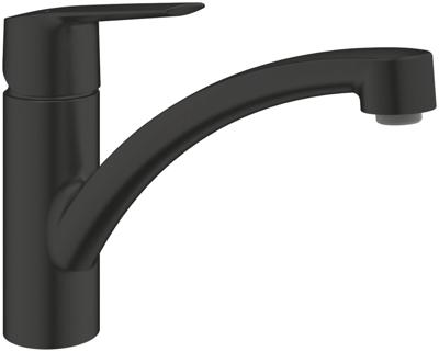 Grohe Start Keukenkraan - 1-gats - voorsprong 22.7cm - mat zwart 324412432