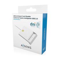 Kaartlezer Extern DNI Aisens ASCR-SN07-W Wit - thumbnail
