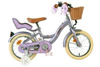 Volare blossom kinderfiets - meisjes - 14 inch - paars - twee handremmen - thumbnail
