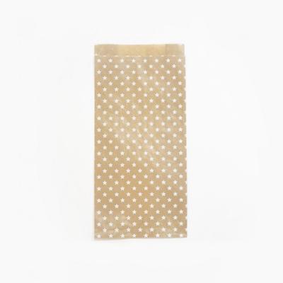 Cadeauzak clairefontaine 16x30x5 kraft ster 50st