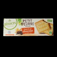 Bisson Petit beurre biscuit met chocolade bio 197 Gram - thumbnail