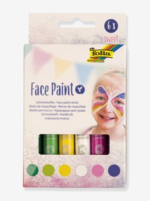 Set van 6 make-up potloden SWEET FOLIA meerkleurig