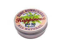 Happinesz Zonnebrandcrème - spf 30 - zink - bronze - thumbnail