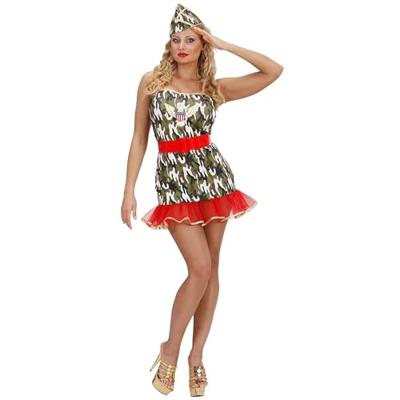 Legermeisje carnavalspakje