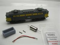 micromotor NS001 motor ombouwset voor Startrain NS001 NS 1300, SNCF CC 7100, Renfe Alsthom 276 - thumbnail