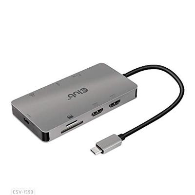 CLUB3D CSV-1593 interface hub USB 3.2 Gen 1 (3.1 Gen 1) Type-C 16200 Mbit/s Metallic CLUB3D CSV-1593 interface hub USB 3.2 Gen 1 (3.1 Gen 1) Type-C 16200 Mbit/s Metallic