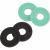 Fender Strap Blocks (2x Black, 2x Surf Green) - thumbnail