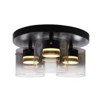 Highlight Plafondlamp Salerno 3 lichts Ø 40 cm zwart - thumbnail