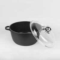 Maestro MR-4624C Pan met deksel 24 cm 4 l Zwart - thumbnail