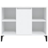 Wastafelkast 80x33x60 cm bewerkt hout wit - thumbnail