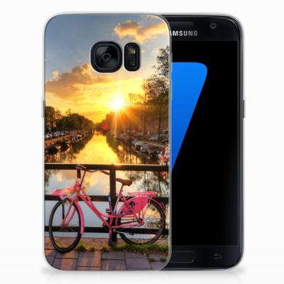 Samsung Galaxy S7 | Silliconen Back Cover | Amsterdamse Grachten Samsung Galaxy S7 | Silliconen Back Cover | Amsterdamse Grachten