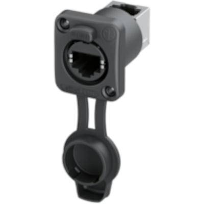 Neutrik etherCon Top airtight inbouwbus 90° NE8FDPU-TOP Bus, inbouw Zwart 1 stuk(s) Neutrik etherCon Top airtight inbouwbus 90° NE8FDPU-TOP Bus, inbouw Zwart 1 stuk(s)