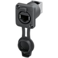 Neutrik etherCon Top airtight inbouwbus 90° NE8FDPU-TOP Bus, inbouw Zwart 1 stuk(s) - thumbnail