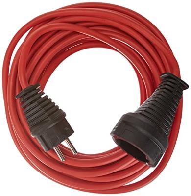 Brennenstuhl Kwaliteits kunststof verlengsnoer 10m rood H05VV-F 3G1,5 - 1167460