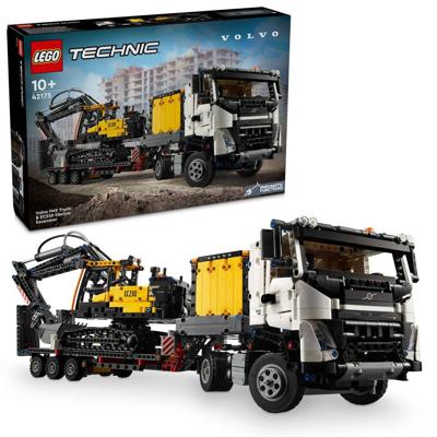 LEGO technic 42175 volvo fmx truck & ec230 elektrische graafmachine