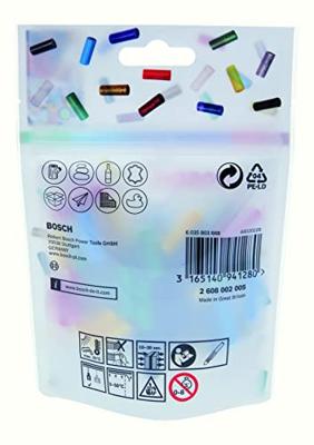 Bosch Accessories Gluey Lijmstick 7 mm 20 mm Rood, Geel, Blauw, Zwart, Groen 55 g 70 stuk(s) Bosch Accessories Gluey Lijmstick 7 mm 20 mm Rood, Geel, Blauw, Zwart, Groen 55 g 70 stuk(s)