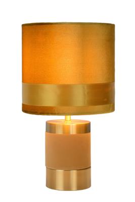 Lucide EXTRAVAGANZA FRIZZLE - Tafellamp - Ø 18 cm - 1xE14 - Geel