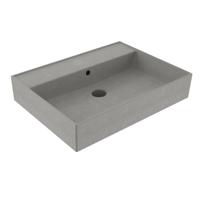 Wastafel Sanilux Edge Keramiek 60 0 Kraangaten Warm Beton Sanilux - thumbnail