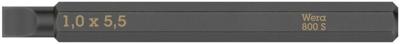 Wera 800 S sleufbits voor slagschroevendraaier, 1 x 5.5 x 70 mm - 05018141001