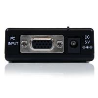 StarTech.com VGA naar Composiet of S-Video Converter/Adapter tot max. 1600x1200, VGA (bus) Composiet (female) S-Video (female) - thumbnail