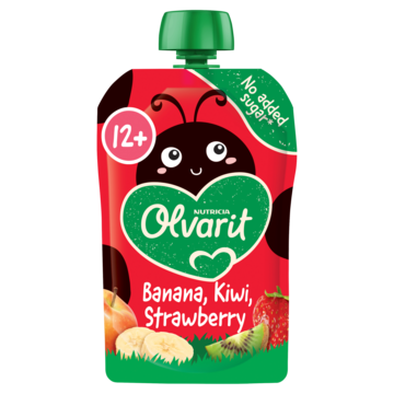 Olvarit 12m+ Banaan Kiwi Aardbei Knijpfruit Olvarit 12m+ Banaan Kiwi Aardbei Knijpfruit