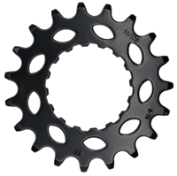 Tandwiel KMC Voor Bosch 19 CRO-MO Staal 11/128 inch - Zwart - thumbnail