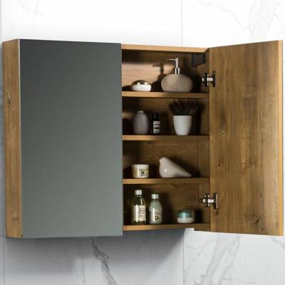 Spiegelkast Tieme mat eiken 80x70x16cm