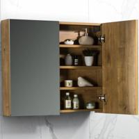 Spiegelkast Tieme mat eiken 80x70x16cm - thumbnail