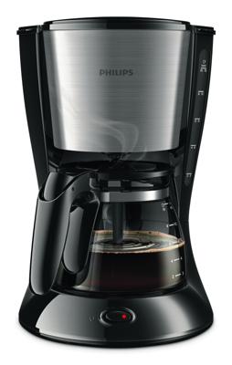 Philips Home Daily Collection HD7462/20 Koffiezetapparaat Zwart, Metaal Capaciteit koppen: 15 Glazen kan