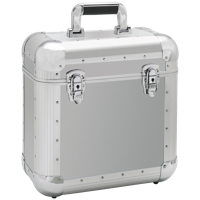 Reloop 60 Record Case platenkoffer zilver - thumbnail
