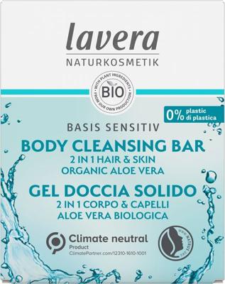 Lavera Basis Sensitiv body cleansing bar 2-in-1 bio 50 Gram Lavera Basis Sensitiv body cleansing bar 2-in-1 bio 50 Gram