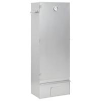 BBQ-rookoven met houtsnippers 44,5x29x110 cm staal - thumbnail