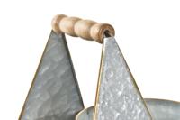 DKD Home Decor Roze Metaal Shabby Chic 24 x 12 x 23 cm - thumbnail