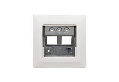 Kathrein ESN 300 Netwerkdoos Inbouw (in muur) Inzet met centraalstuk en frame CAT 6A Zuiver wit (RAL 9010)