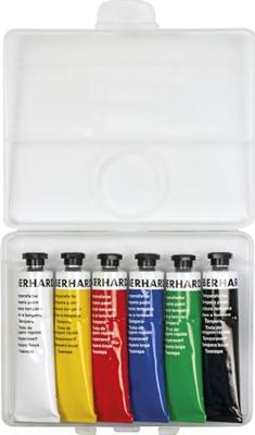 Eberhard Faber ef-575505 plakkaatverf 6 kleuren tube 18 ml Eberhard Faber ef-575505 plakkaatverf 6 kleuren tube 18 ml