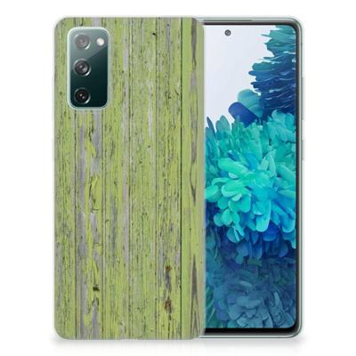 Samsung Galaxy S20 FE | Bumper Hoesje | Green Wood