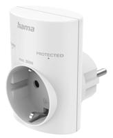 Hama Stopcontactadapter Geaard Wit - thumbnail