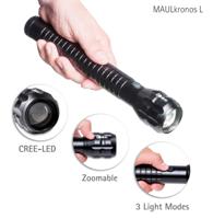 Zaklamp maul kronos l led 26cm lichtbereik 280m 8w - thumbnail