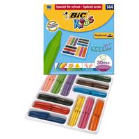 BIC kids plastidecor triangle kleurkrijt, 144st. - thumbnail